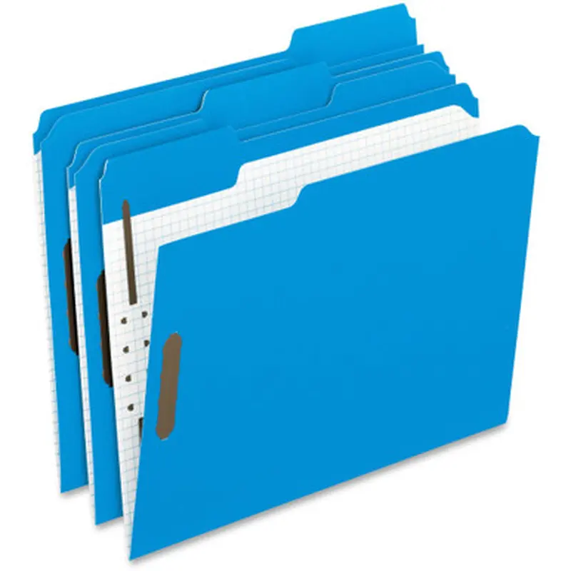 Pendaflex 21301 1/3 Cut Colored Fastener Folders