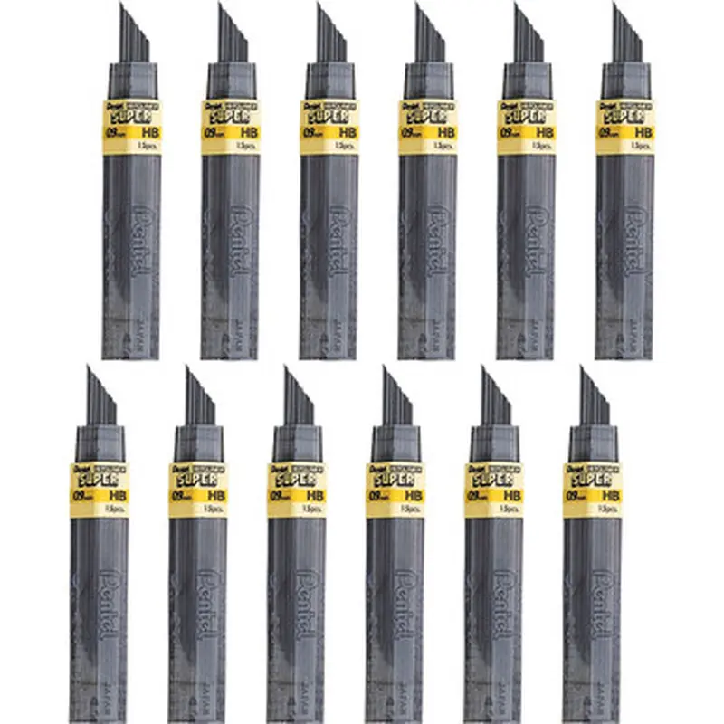 Pentel 509HBBX Super Hi-Polymer Leads