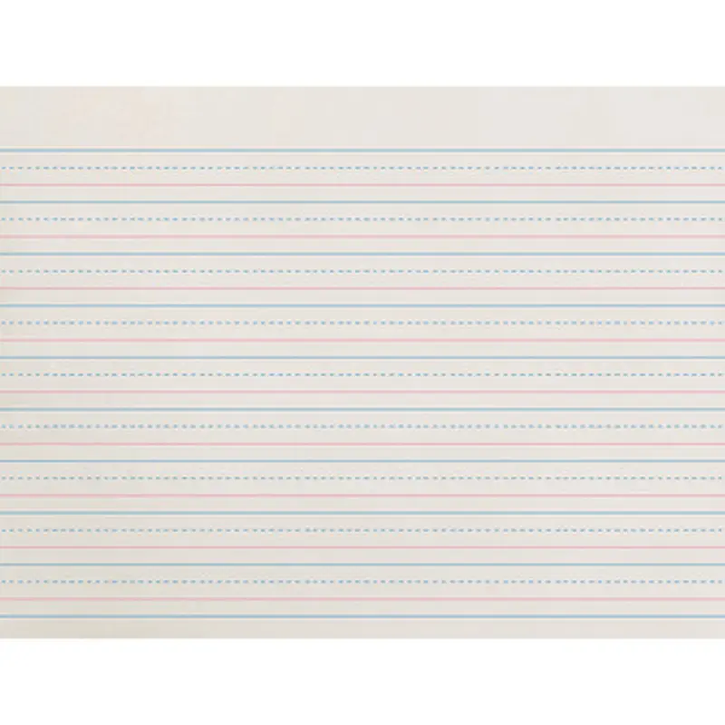 Zaner-Bloser ZP2612 Dotted Midline Newsprint Paper