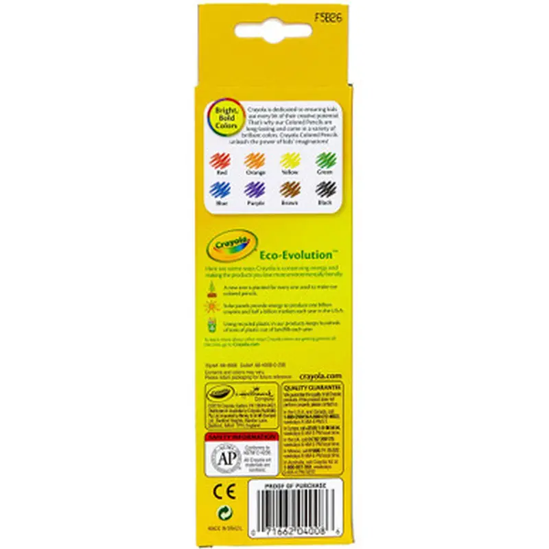 Crayola 68-4008 Presharpened Colored Pencils