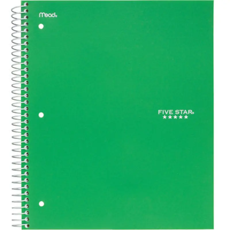 Five Star 72067 College Ruled 3 - subject Notebook - Letter