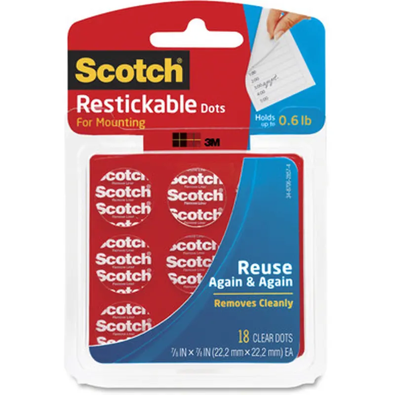 Scotch R105 Restickable Mounting Tabs