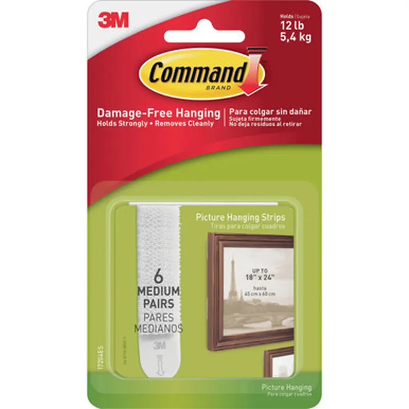 Command 17204ES Medium Picture Hanging Strips