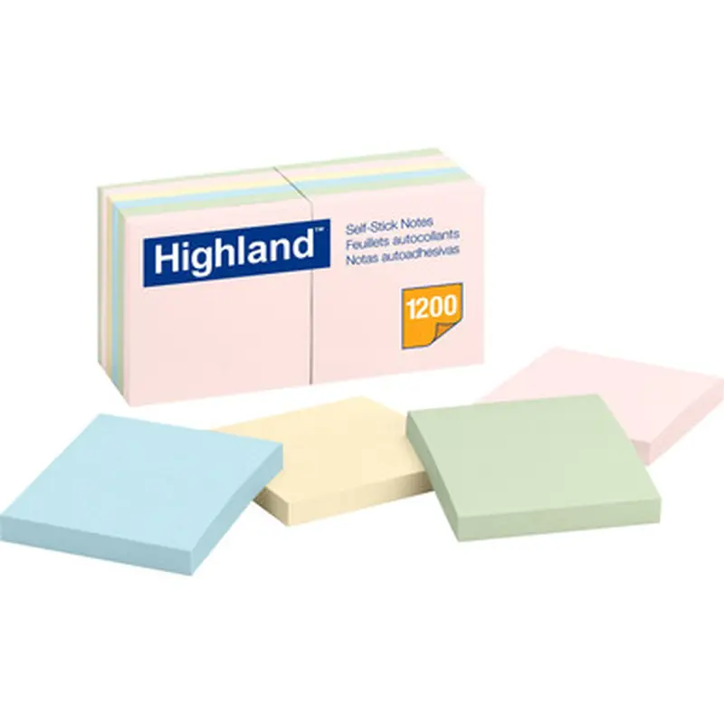 Highland 6549A Self-Sticking Notepads