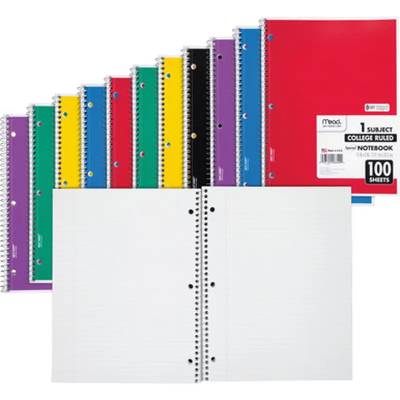 Mead 06622BD One-subject Spiral Notebook