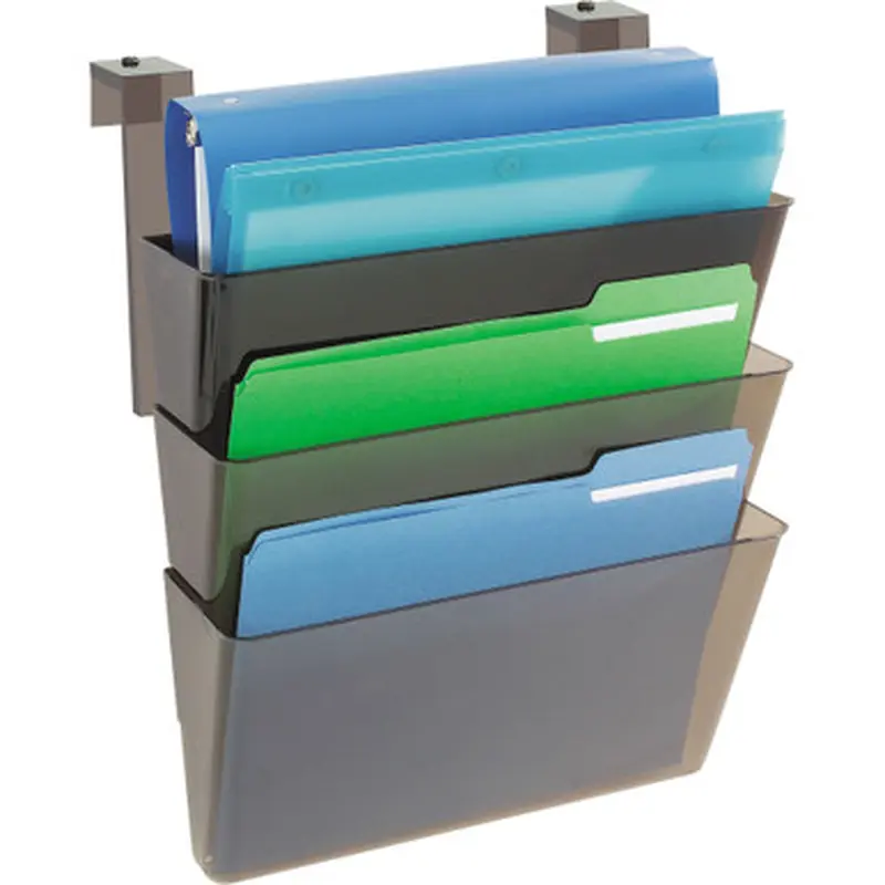 Deflecto 73502RT Stackable DocuPocket set for partition walls