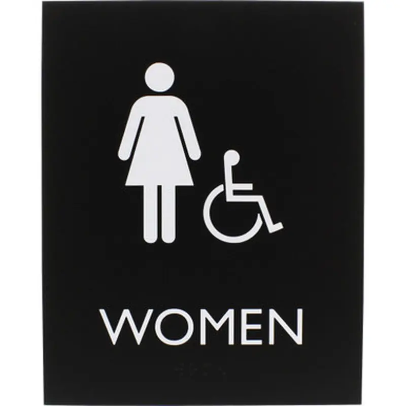 Lorell 02666 Restroom Sign