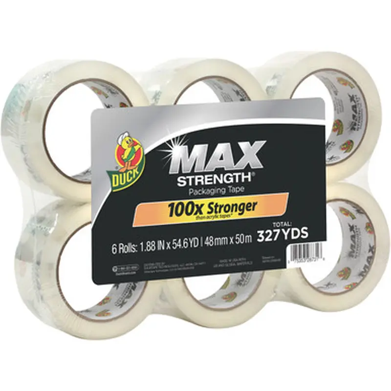 Duck Brand 241513 Brand Max Strength Packaging Tape