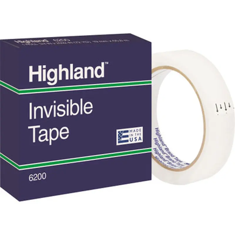 Highland 6200342592PK 3/4&quotW Matte-finish Invisible Tape