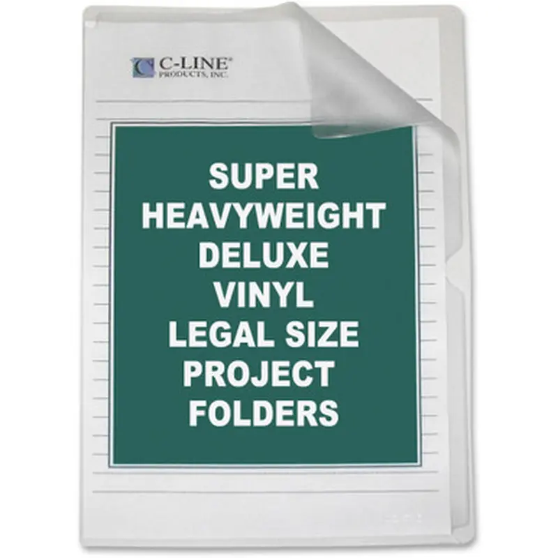 C-Line 62139 Non-Glare Vinyl Project Folders