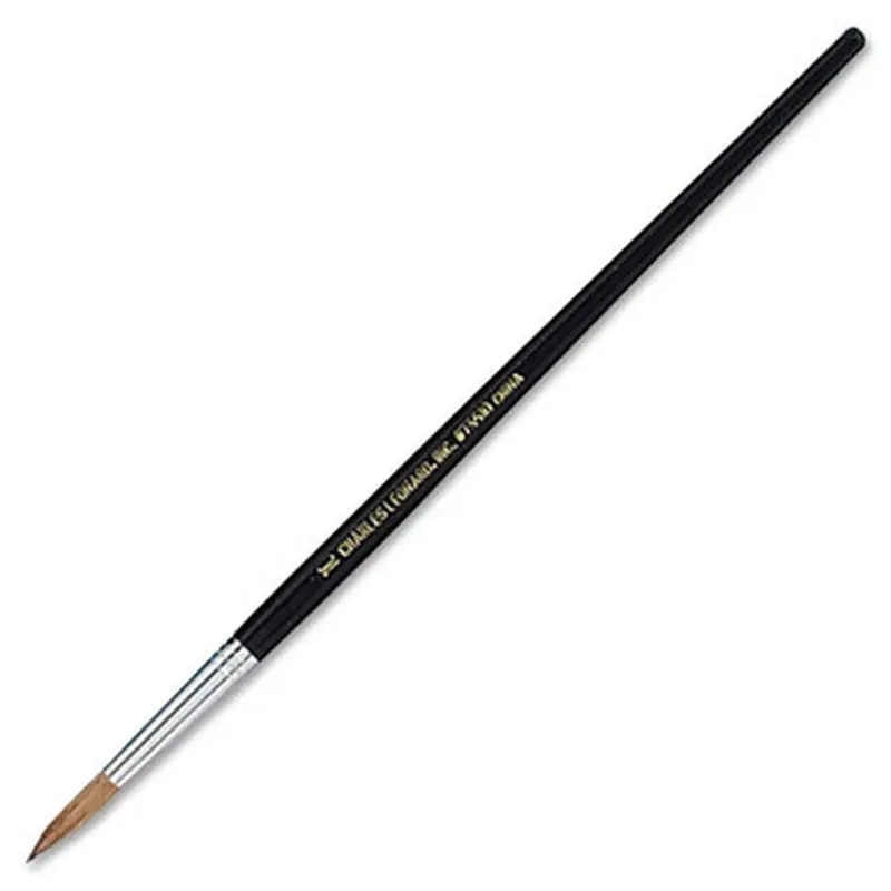 CLI 73510 Round Camel Hair Paint Brushes