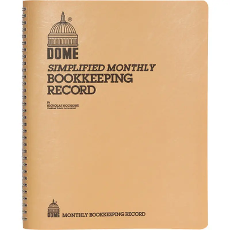 Dome 612 Bookkeeping Record Book
