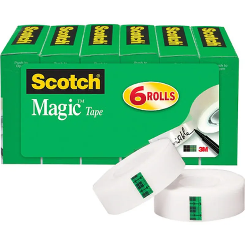 Scotch 810K6BD 3/4&quotW Magic Tape
