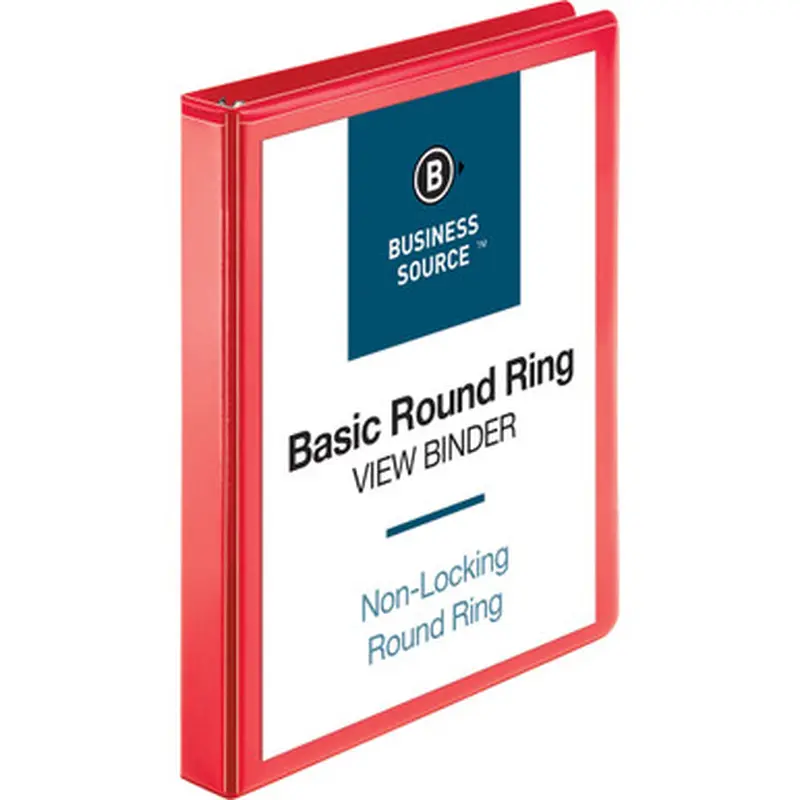 Business Source 09966 Round Ring Binder