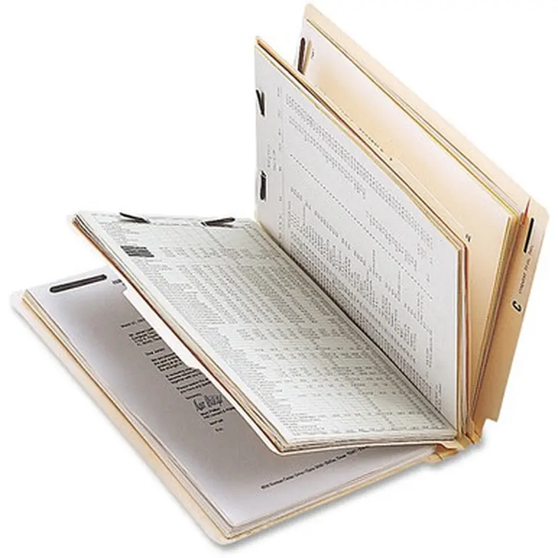 Business Source 17254 6-Part End Tab Classification Folders