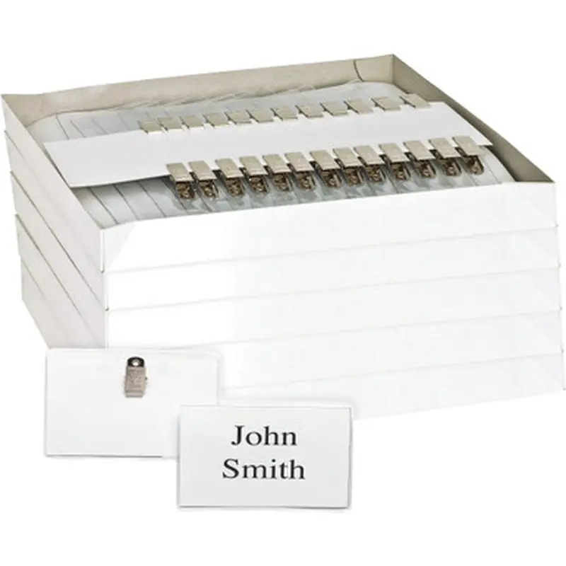 Business Source 19184BD Clip Holder Style Badge Kit