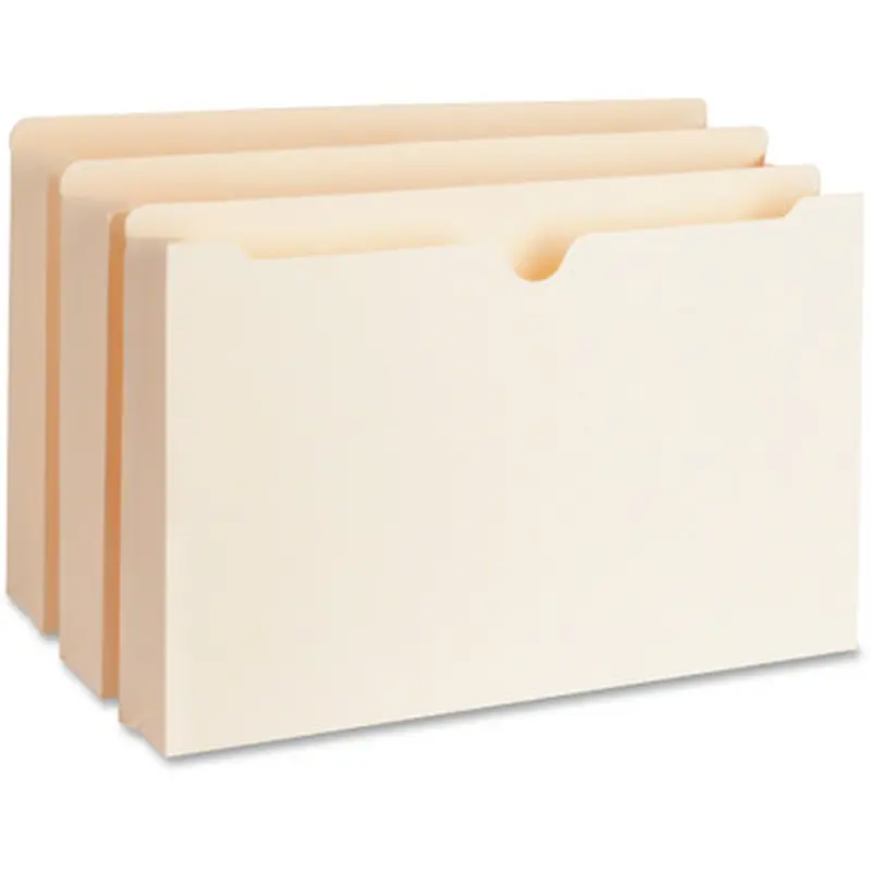 Business Source 65803 2&quot Expanding 2-Ply File Pockets