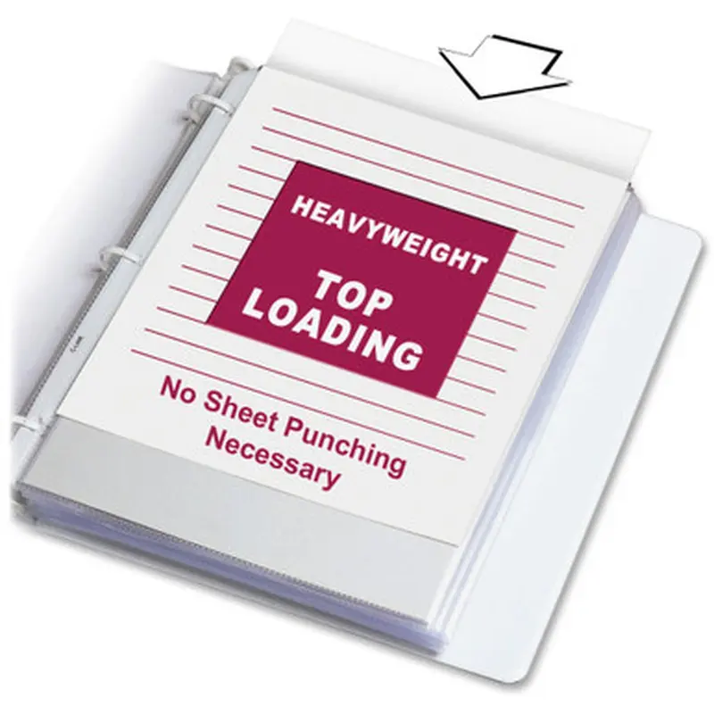 C-Line 62023 Poly Top-loading Sheet Protectors