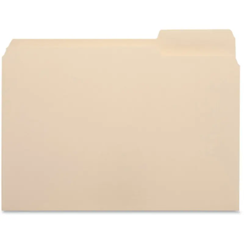 Business Source 16492 1/3 Cut Tab File Folders
