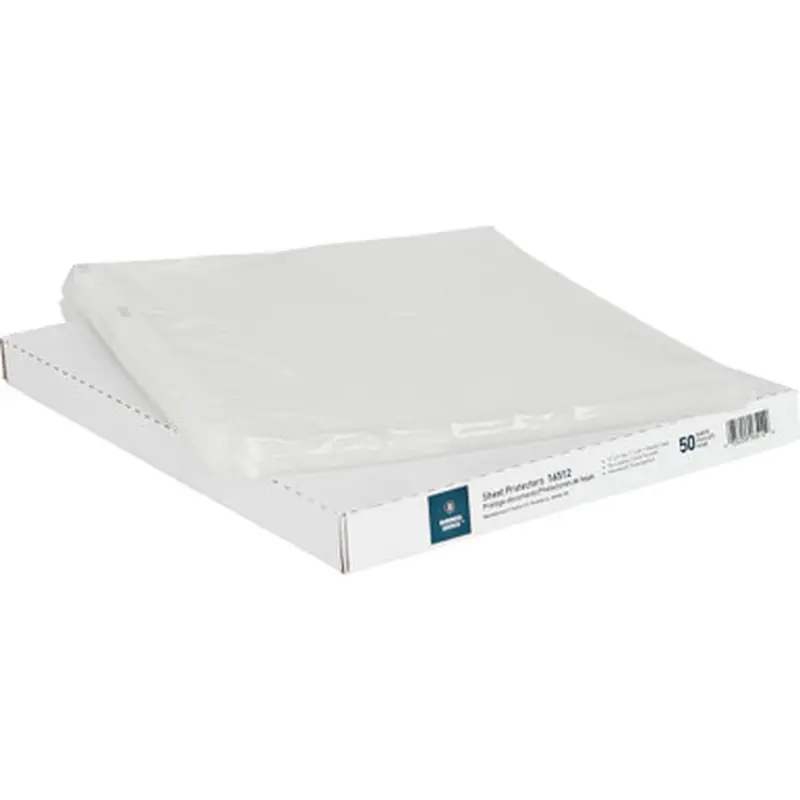 Business Source 16512 Top-Loading Poly Sheet Protectors