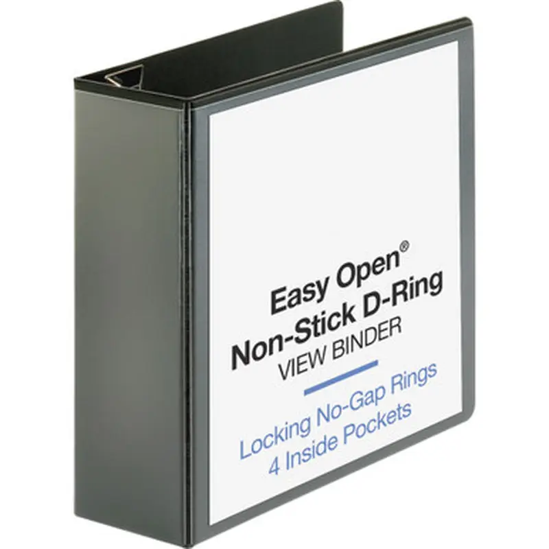 Business Source 26964 Locking D-Ring View Binder