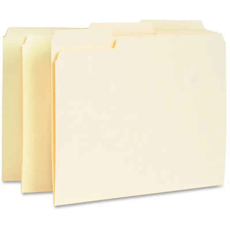 Business Source 65775 Manila Interior File Folders