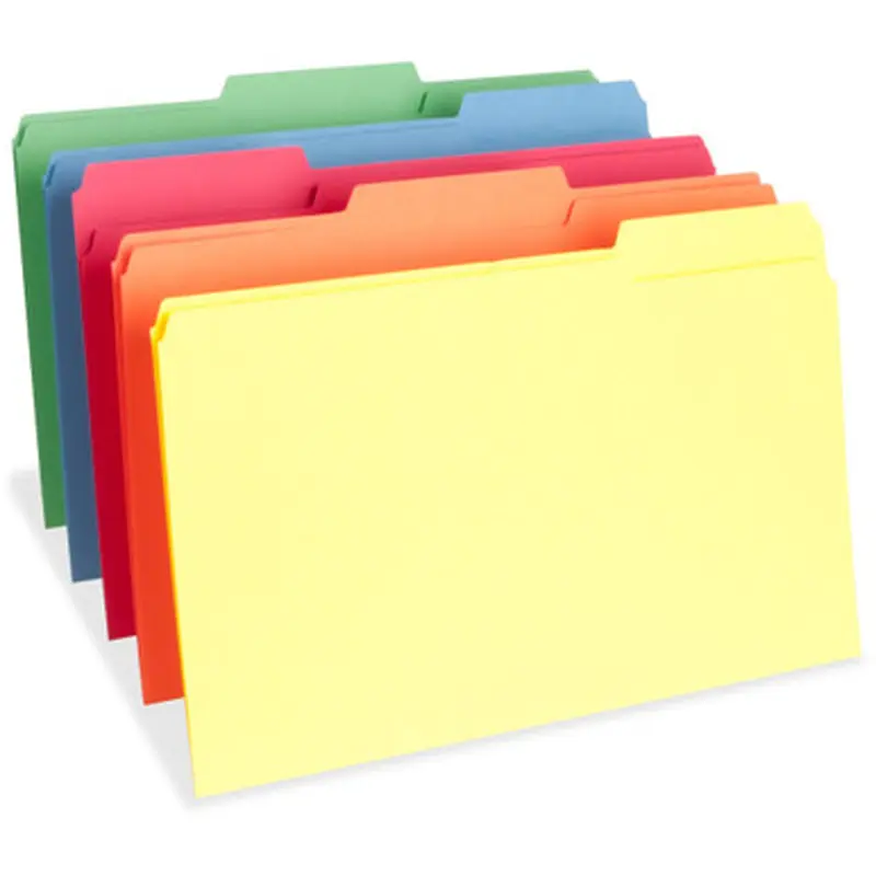 Business Source 65781 1/3 Cut One-Ply Tab Legal File Folders