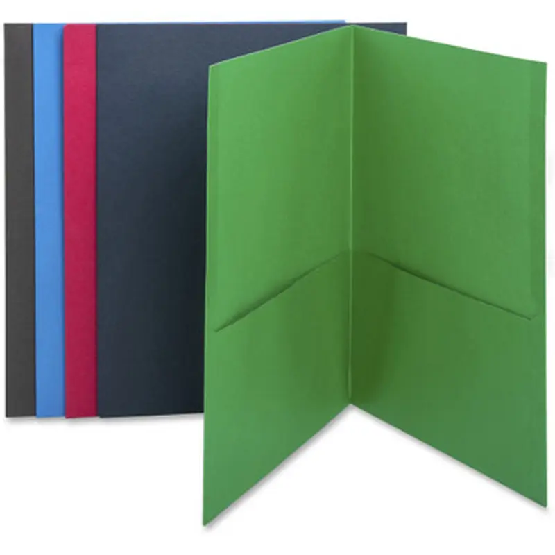 Business Source 78502 Two-Pocket Folders