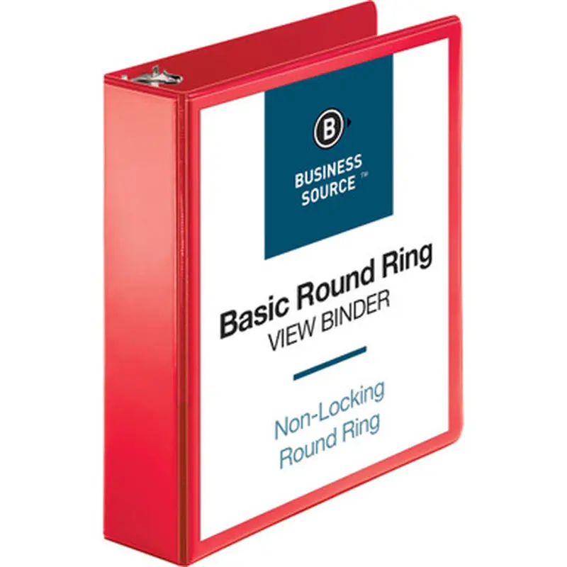Business Source 09968 Round Ring Binder