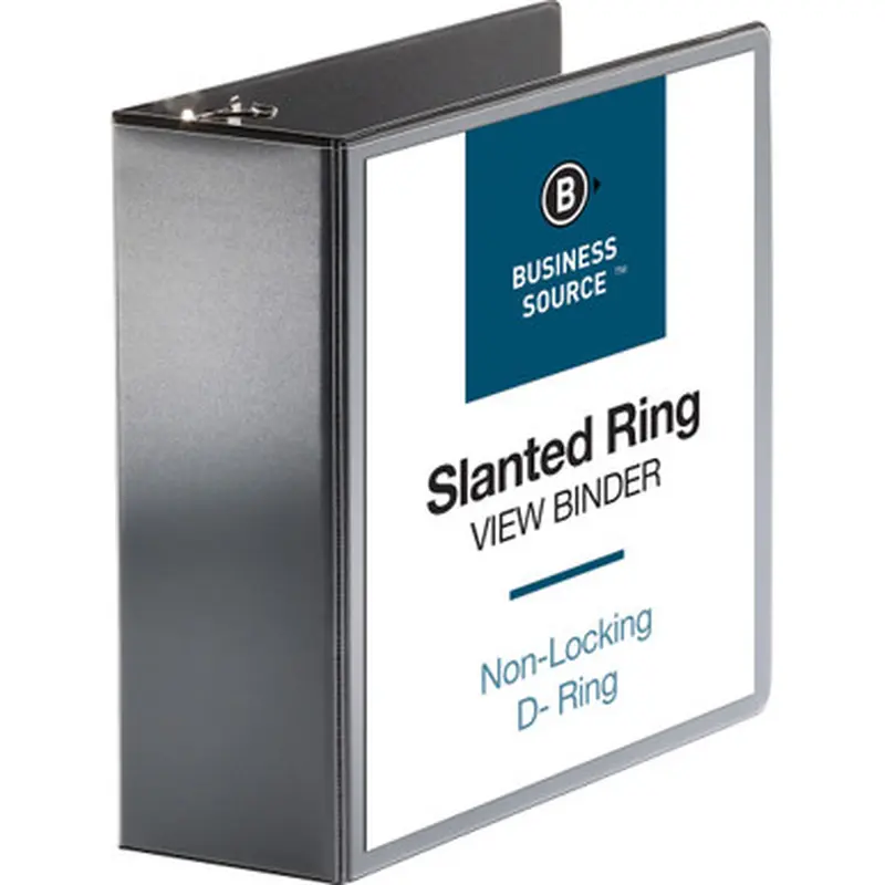 Business Source 28450 Basic D-Ring View Binders