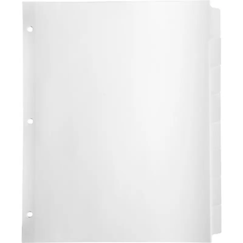 Business Source 36684 Reinforced Hole Punched Indexes