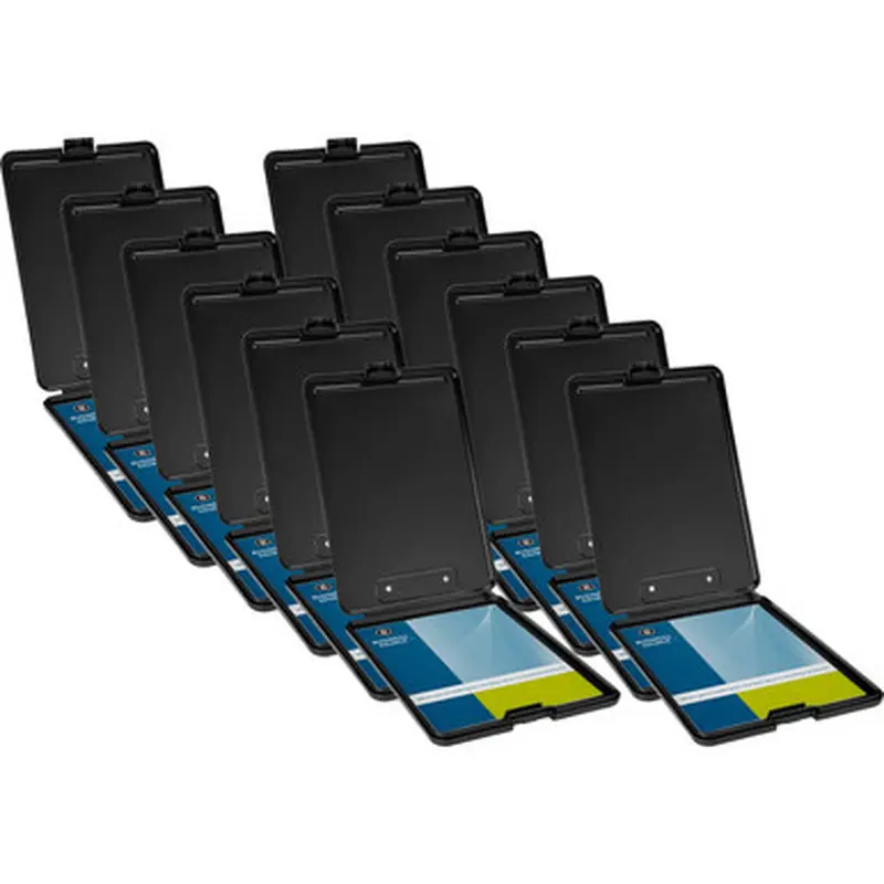 Business Source 37513CT Plastic Storage Clipboard