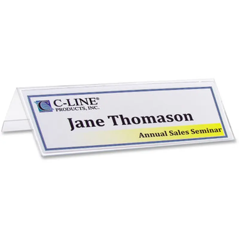 C-Line 87597 Laser Inkjet Printable Plastic Tent Holder