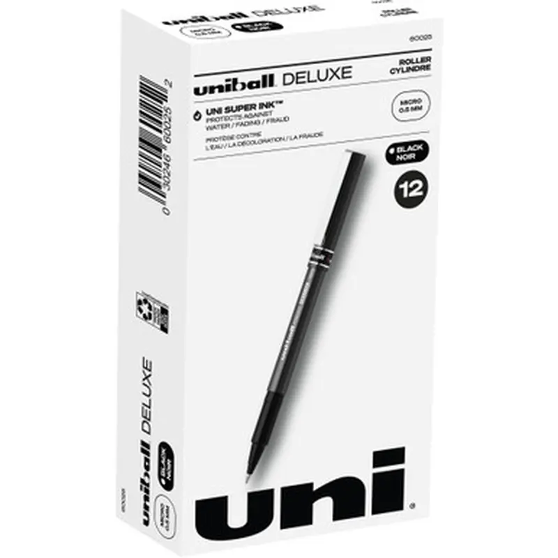 uni-ball 60025 Deluxe Rollerball Pens