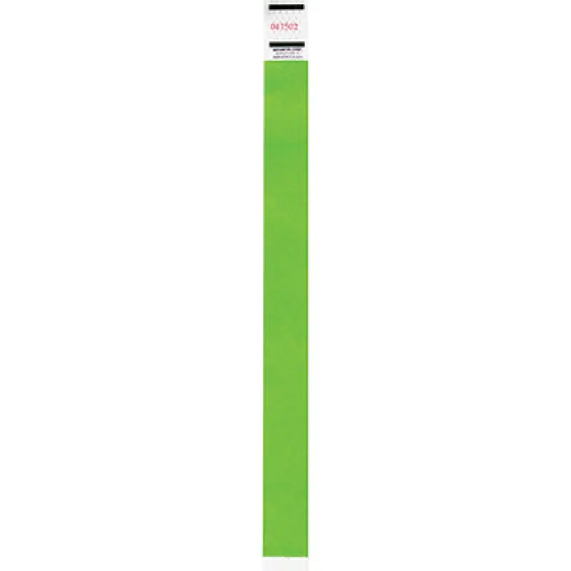 Advantus 91122 Neon Tyvek Wristbands