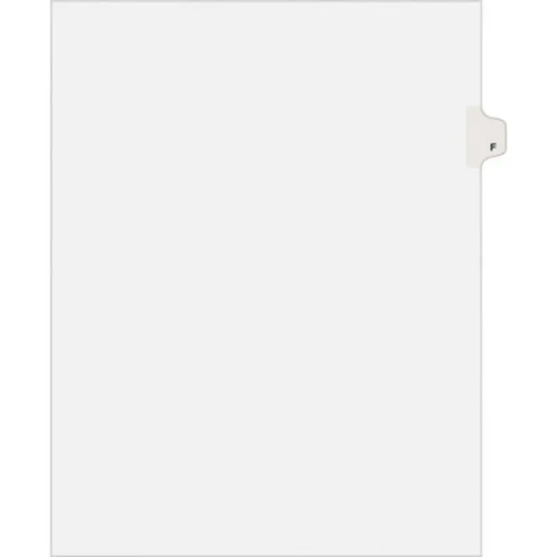 Avery LGFLTS Individual Legal Exhibit Dividers - Avery Style