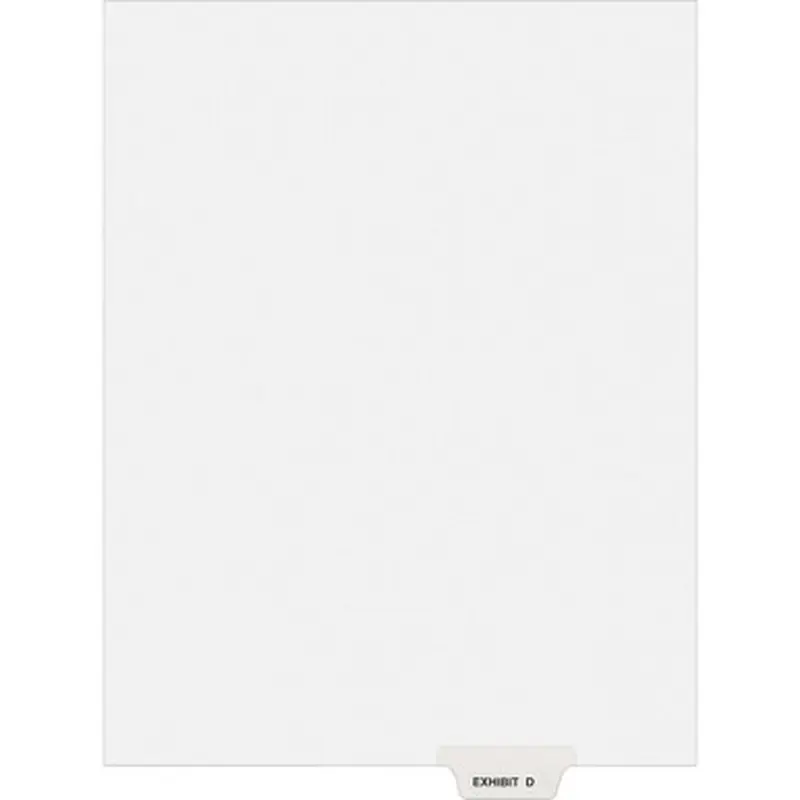 Avery LGLTBEXD Individual Legal Exhibit Dividers - Avery Style - Unpunched