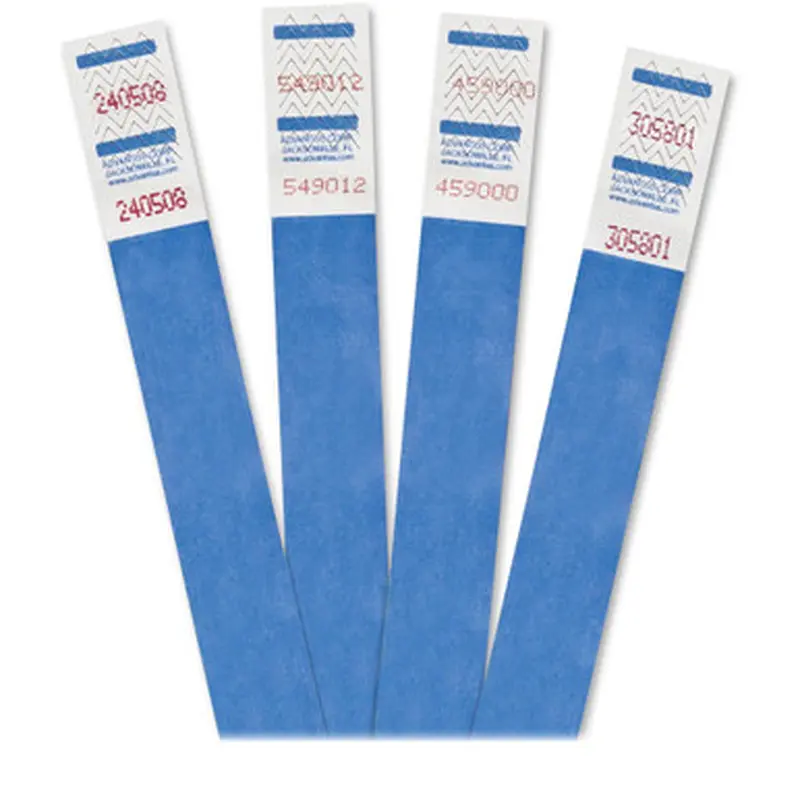 Advantus 75513 500-Pack Tyvek Colored Wrist Bands