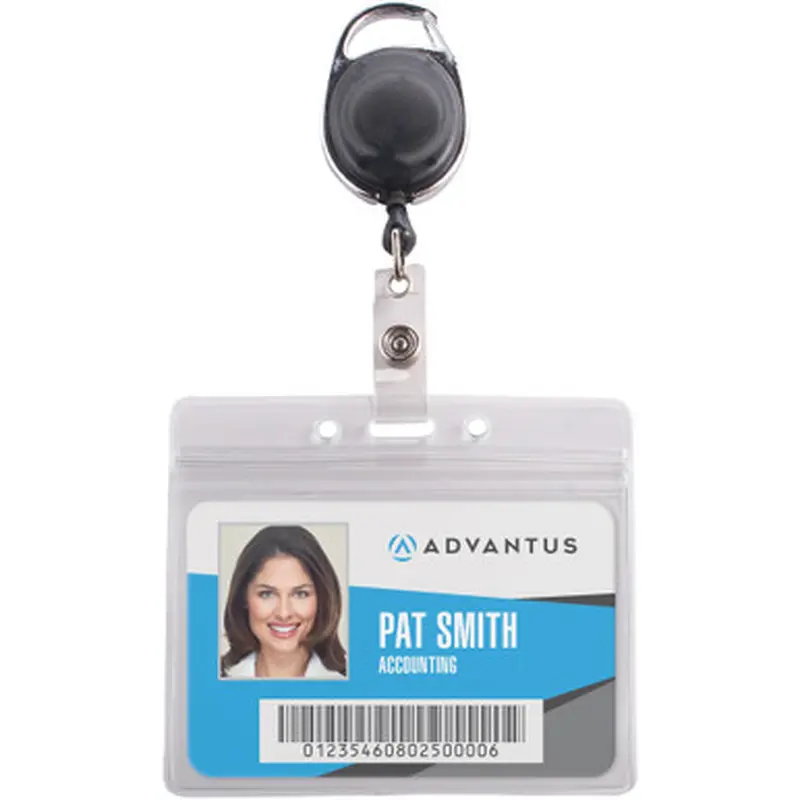 Advantus 91130 Badge Reel Holder Combo Pack
