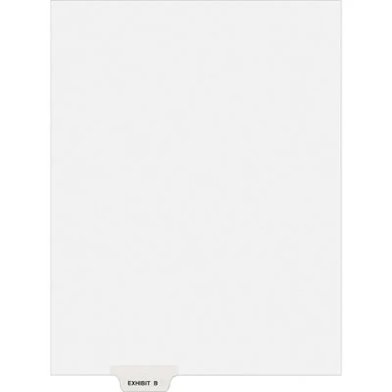 Avery LGLTBEXB Individual Legal Exhibit Dividers - Avery Style - Unpunched