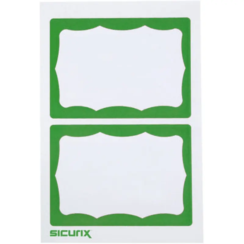 SICURIX 67646 Self-adhesive Visitor Badge