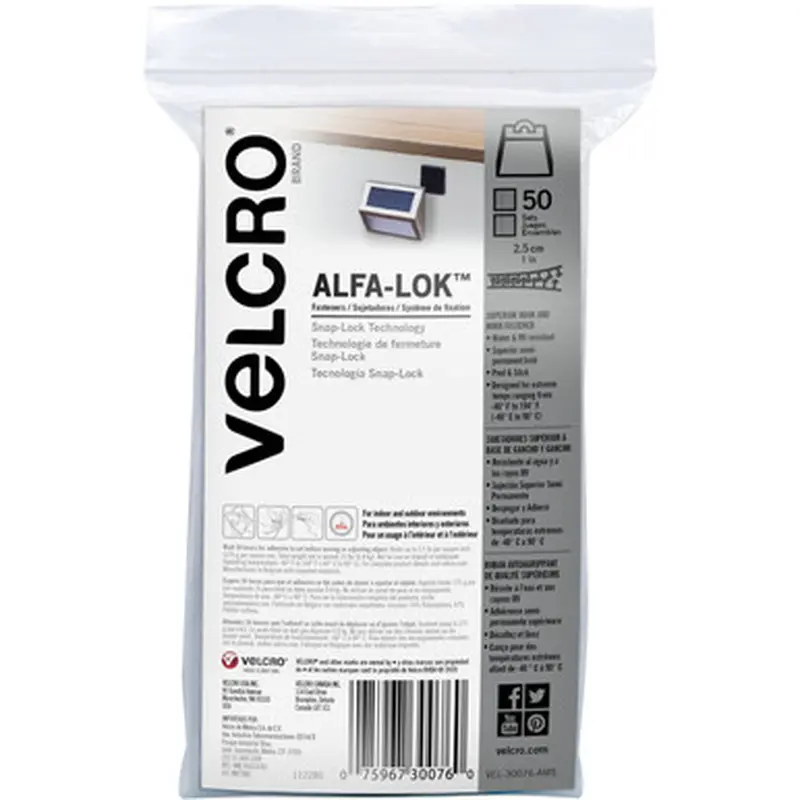VELCRO 30076 Alfa-Lok Fasteners