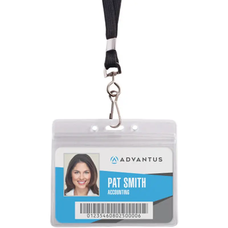 Advantus 91132 ID Holder/Lanyard Combo Pack