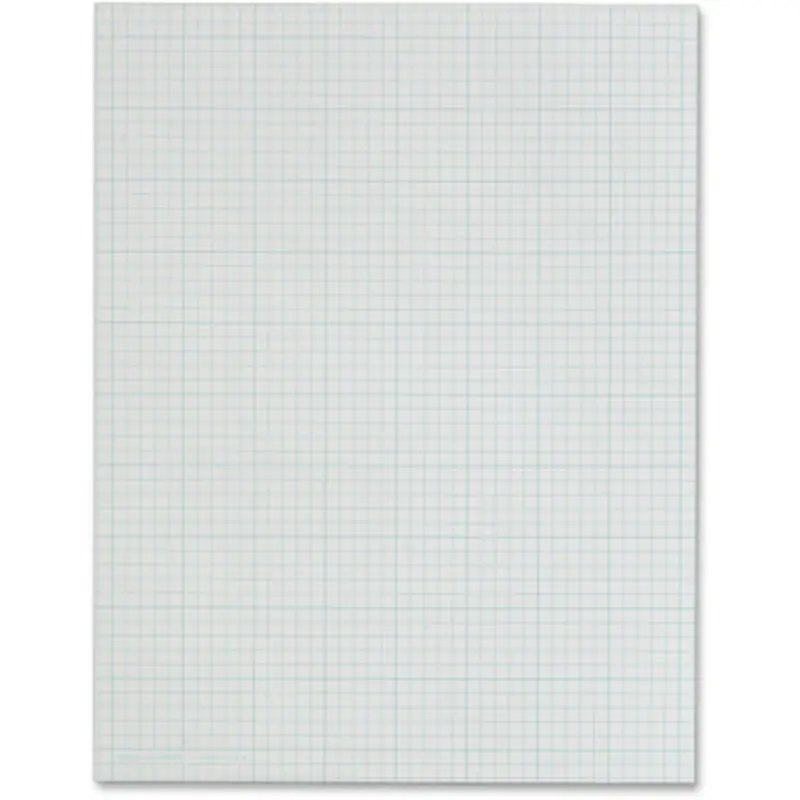 TOPS 35051 Quad Ruling Cross Section Pad - Letter