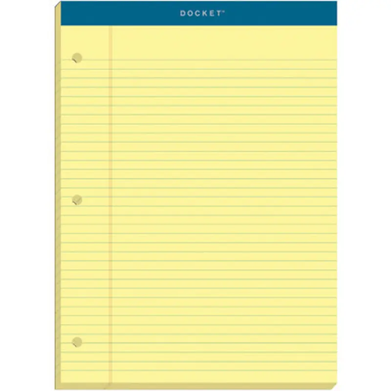 TOPS 63383 Double Docket Rigid Back Legal Pads