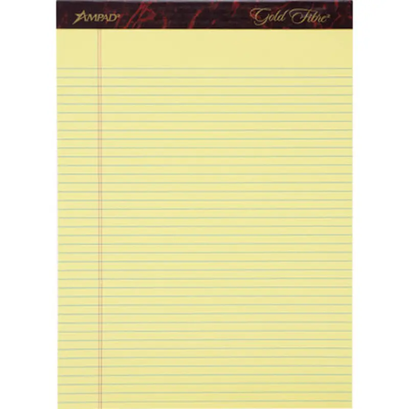 Ampad 20022 Ampad Gold Fibre Narrow Rule Writing Pads