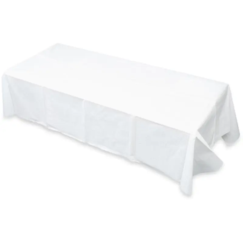 Tatco 31108 White Paper Rectangular Tablecovers