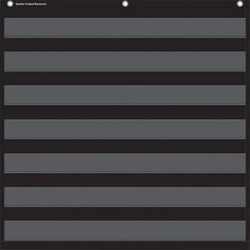 Teacher Created Resources 20740 Black 7 Pocket Chart