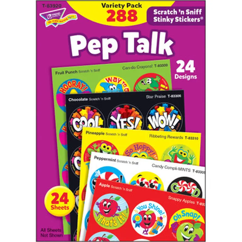 Trend 83920 Pep Talk Scratch &#039n Sniff Stinky Stickers