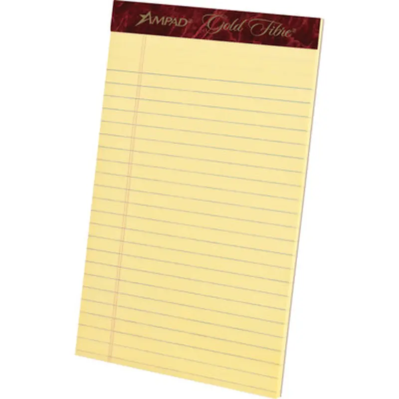 Ampad 20004 Gold Fibre Premium Jr. Legal Writing Pads
